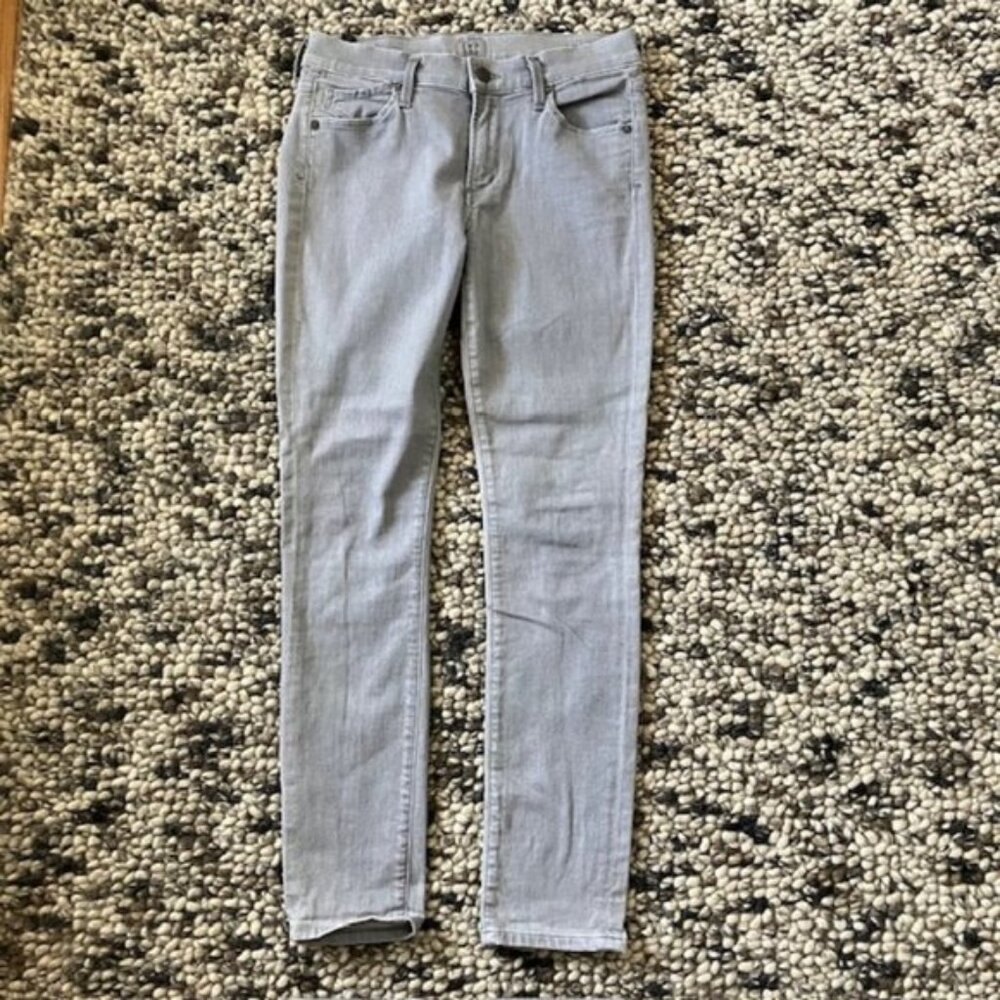 Citizens of Humanity Skinny Mid-Rise Jeans - 27 - Gray